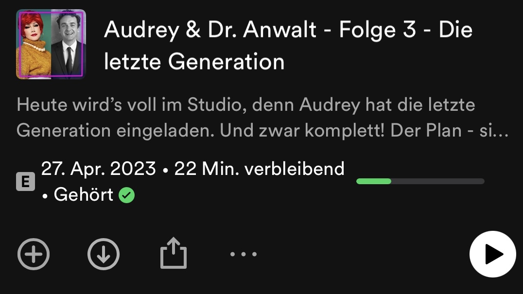Neue Podcast-Staffel: Audrey & Dr. Anwalt