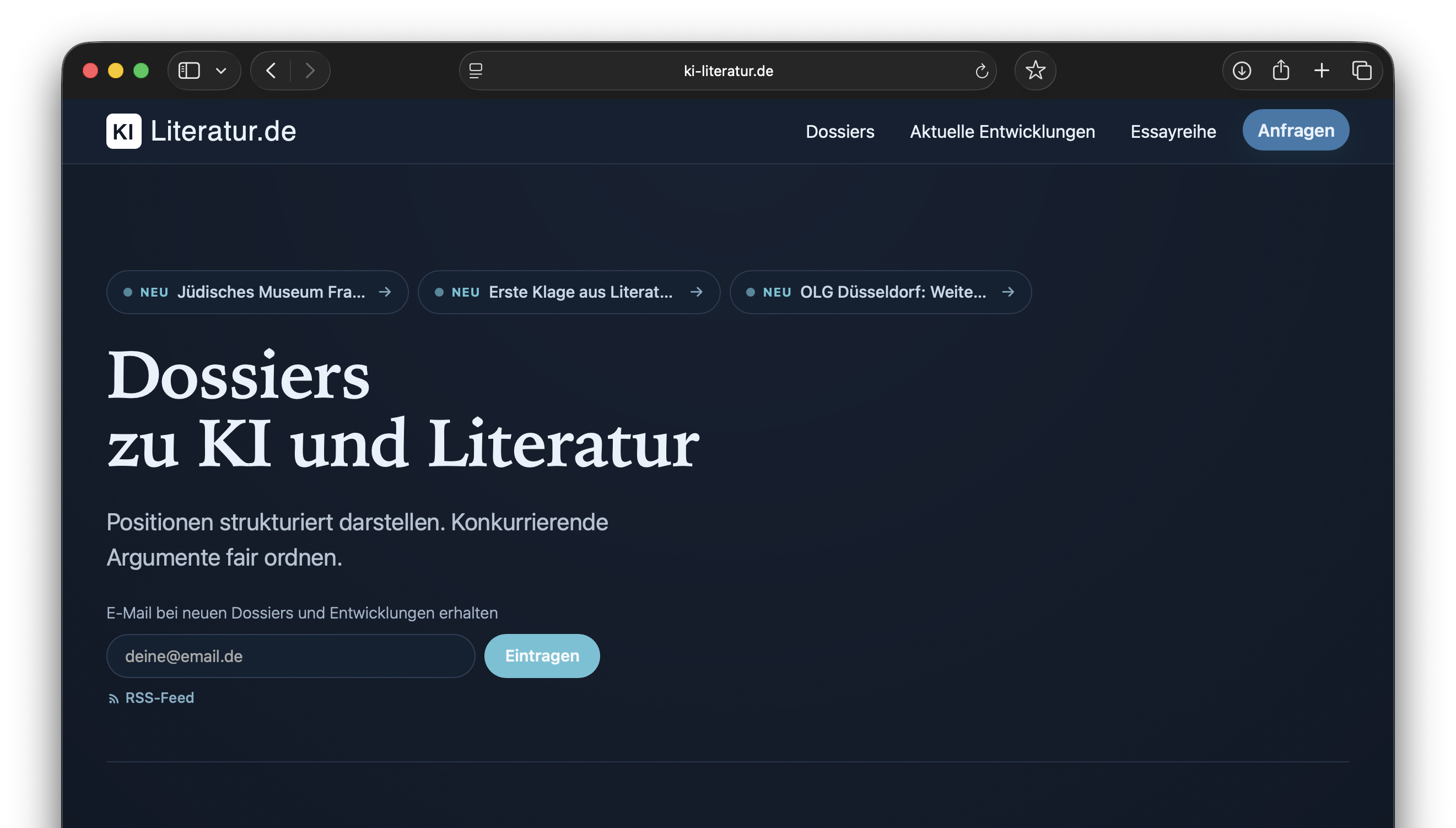 Was, wann und: wichtig? – neues Info-Portal